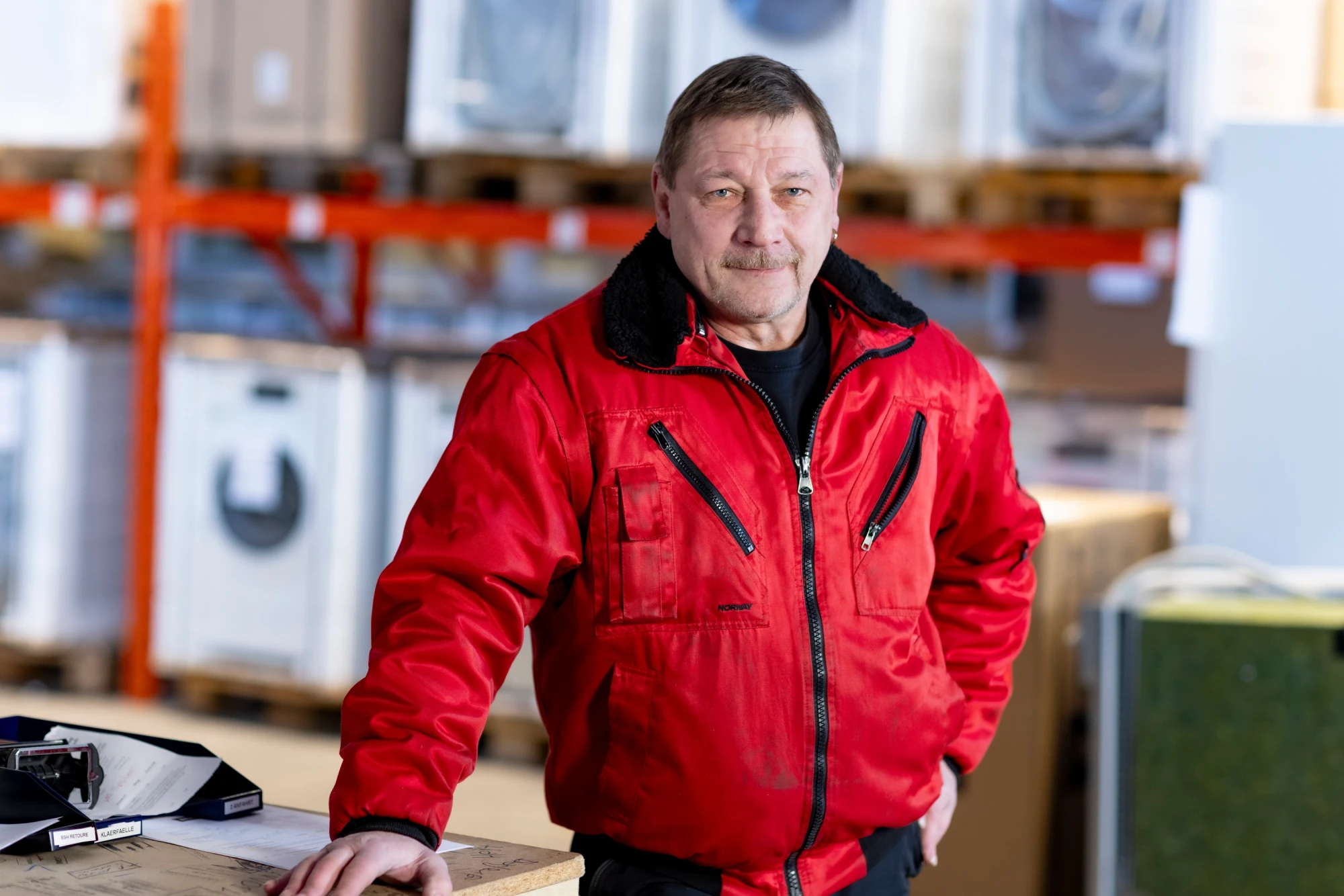 Installateur auf dem Lager